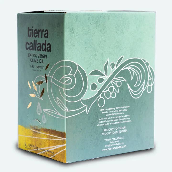Huile d'olive tempérée Tierra Callada, intense, 169 fl oz pour la vente par Tierra Callada
