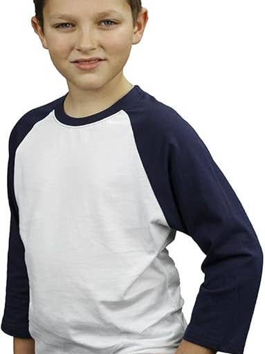 MONAG - Wholesale T-Shirt - Kids - Infant & Toddler Cotton Unisex Raglan Baseball T-Shirt5