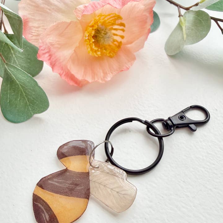 D. Prince Designs - Wholesale Keychain - Women's - Hand-Illustrated Bumblebee | Handmade Acrylic + Resin Keychain4