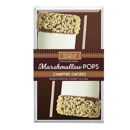 Melville Candy Company - Wholesale Marshmallow - Giant Marshmallow Pops - Graham Cracker S'Mores1