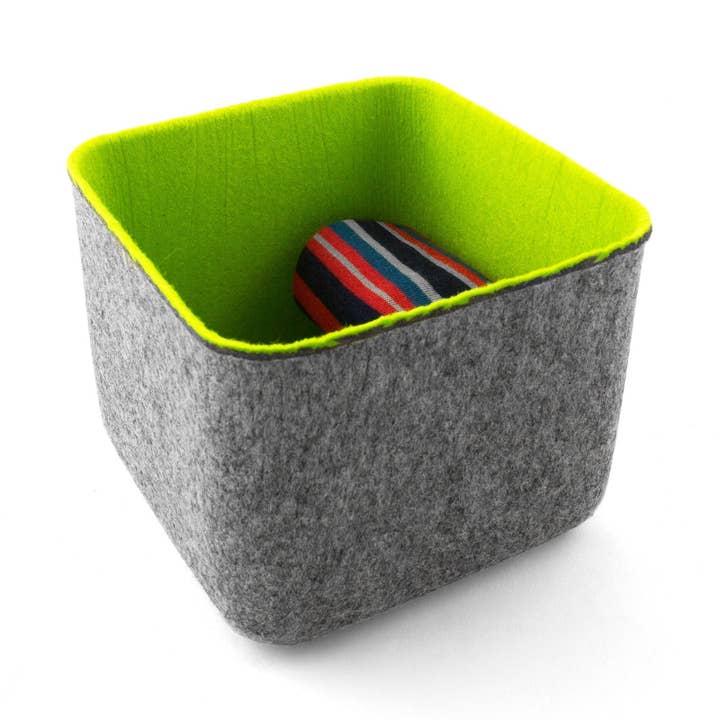 felt·like·it!™ 5x5 storage bins for wholesale by Three by Three Seattle