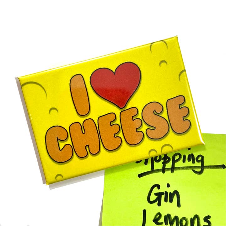 Bite Your Granny - Wholesale Magnet - I Love Cheese Fridge Magnet
