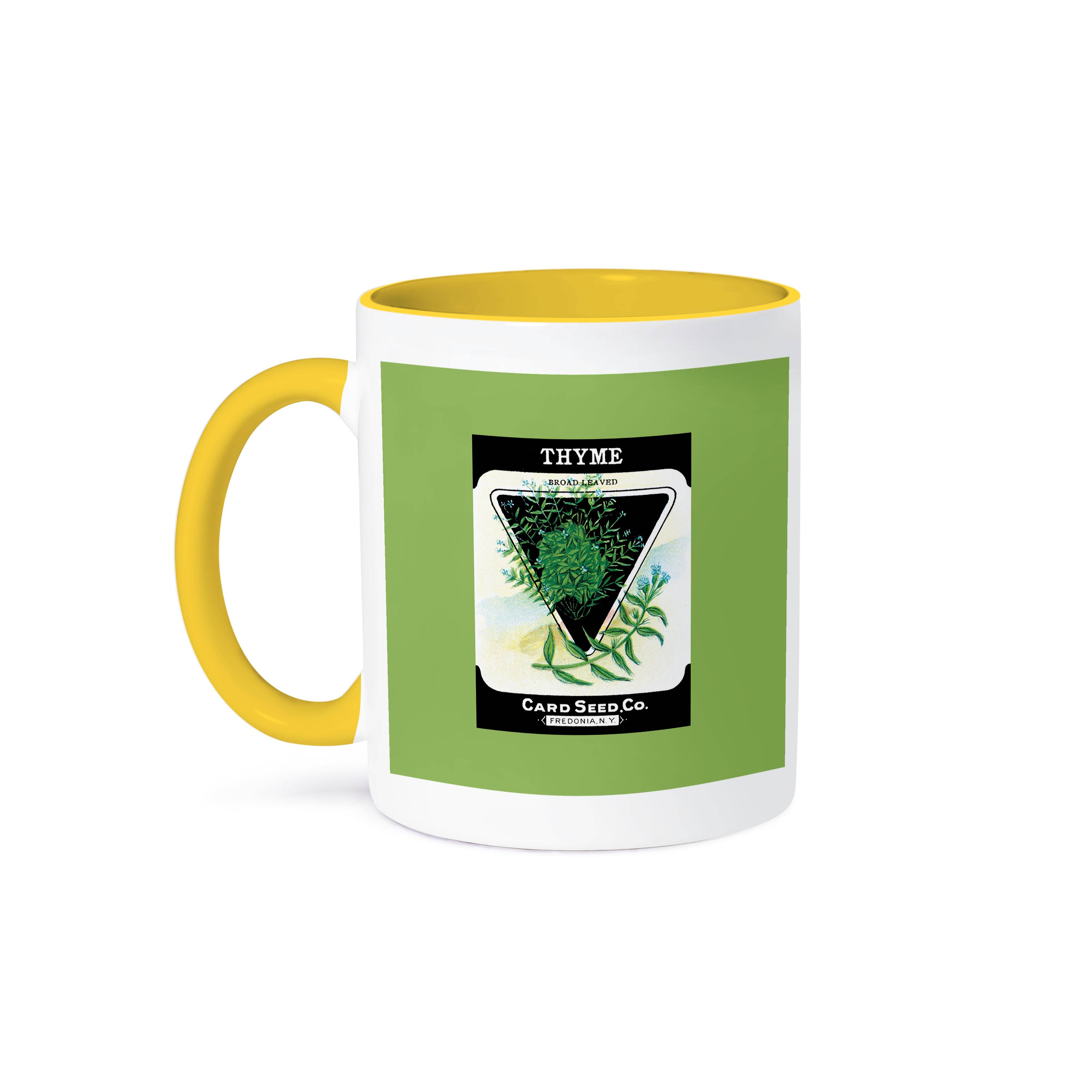 3dRose - Wholesale Coffee Mug - 3dRose, Thyme Broad Leaved Herb Seed Packet Reproduction, Mug0