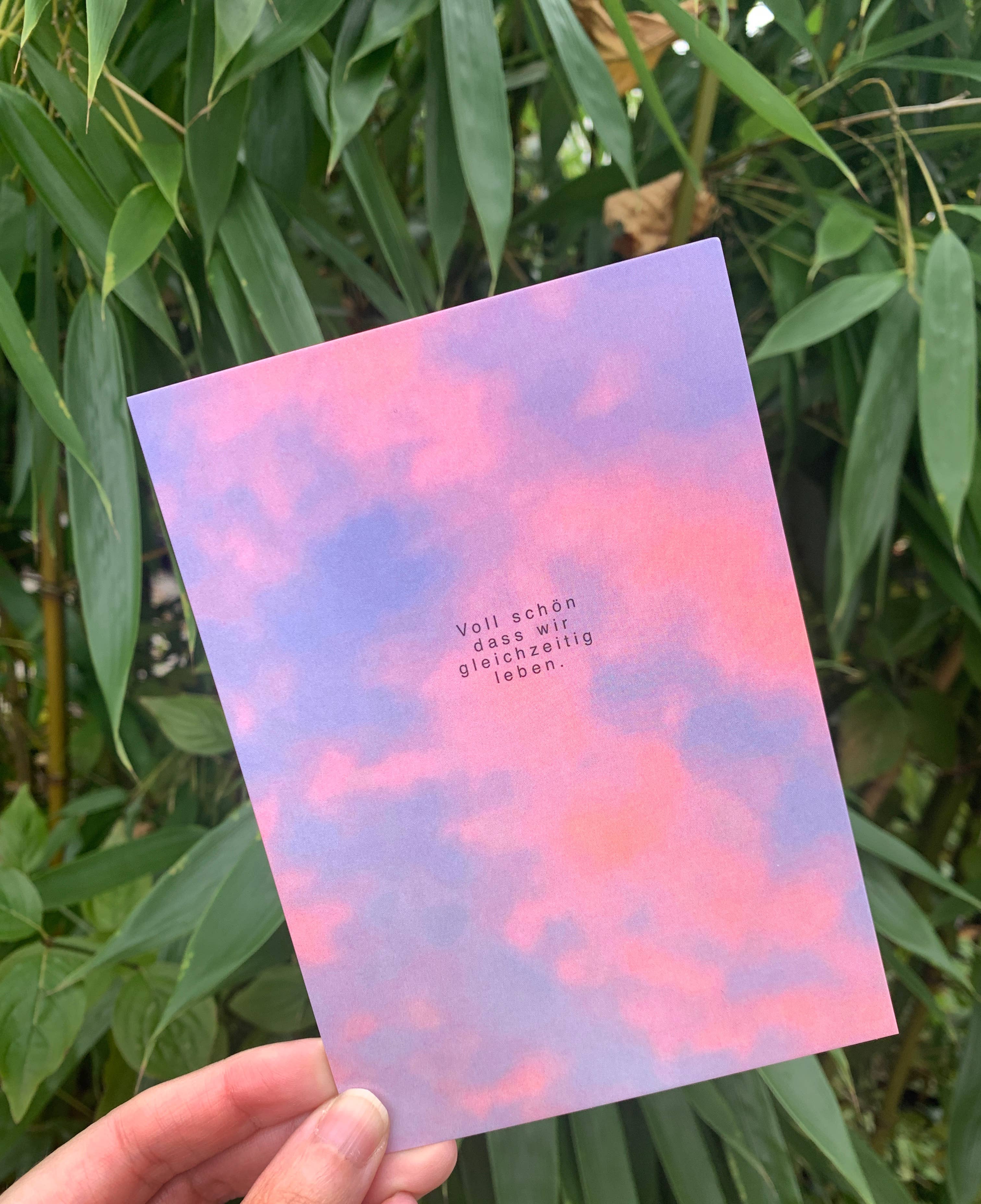 Ute Arnold / Hej.Ibiza - Wholesale Postcard - * Very nice that we are alive at the same time* Postcard 1