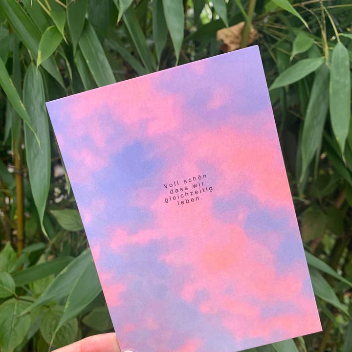 Ute Arnold / Hej.Ibiza - Wholesale Postcard - * Very nice that we are alive at the same time* Postcard 1