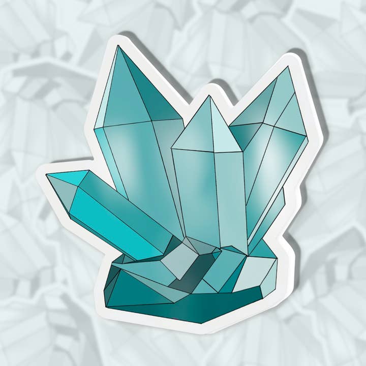 Adhesivo de cristal, color verde azulado (en liquidación) para venta al por mayor de BOBBYK