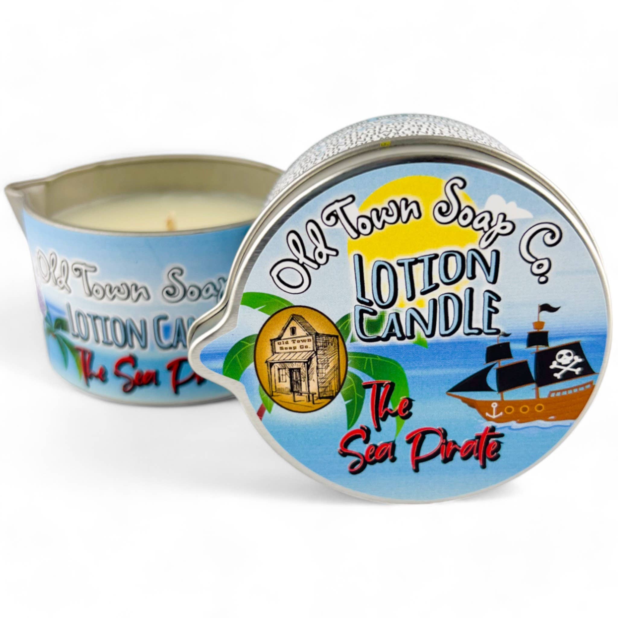 Old Town Soap Co. - Wholesale Travel Candles - Beach Scents Lotion Candles (Avail in 5 Great Scents!)6