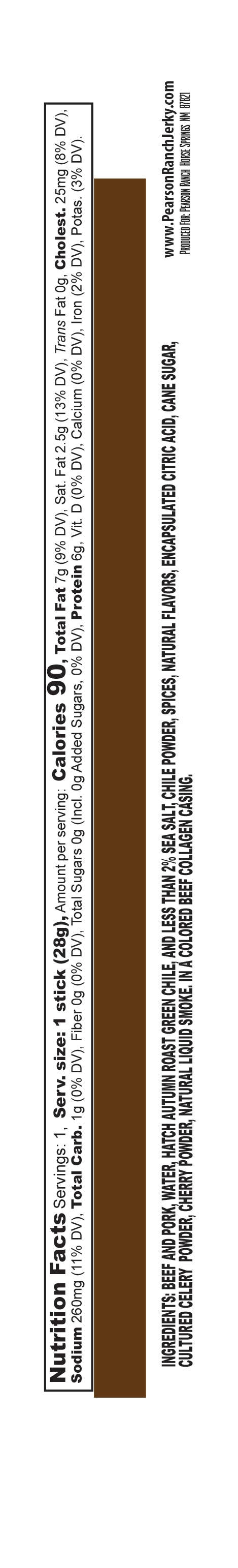 Pearson Ranch Elk & Bison Jerky - Wholesale Jerky - 24 Count Caddy - Autumn Blend Chile Beef & Pork Snack Sticks6