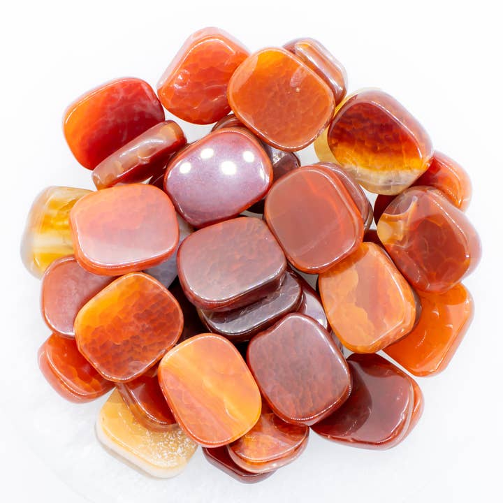 Fire Agate Smooth Small 1KG/ 2.2lbs for wholesale by Quasar Gems USA