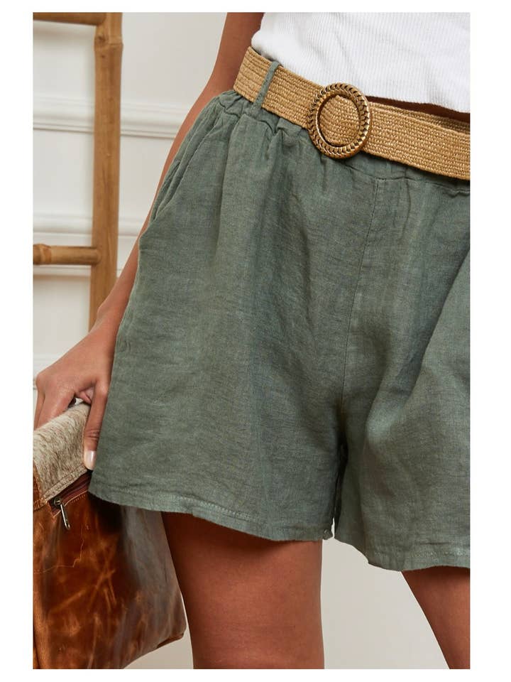 LÉA & LUC - Wholesale Shorts - Women's - 100% linen shorts REF. 505743