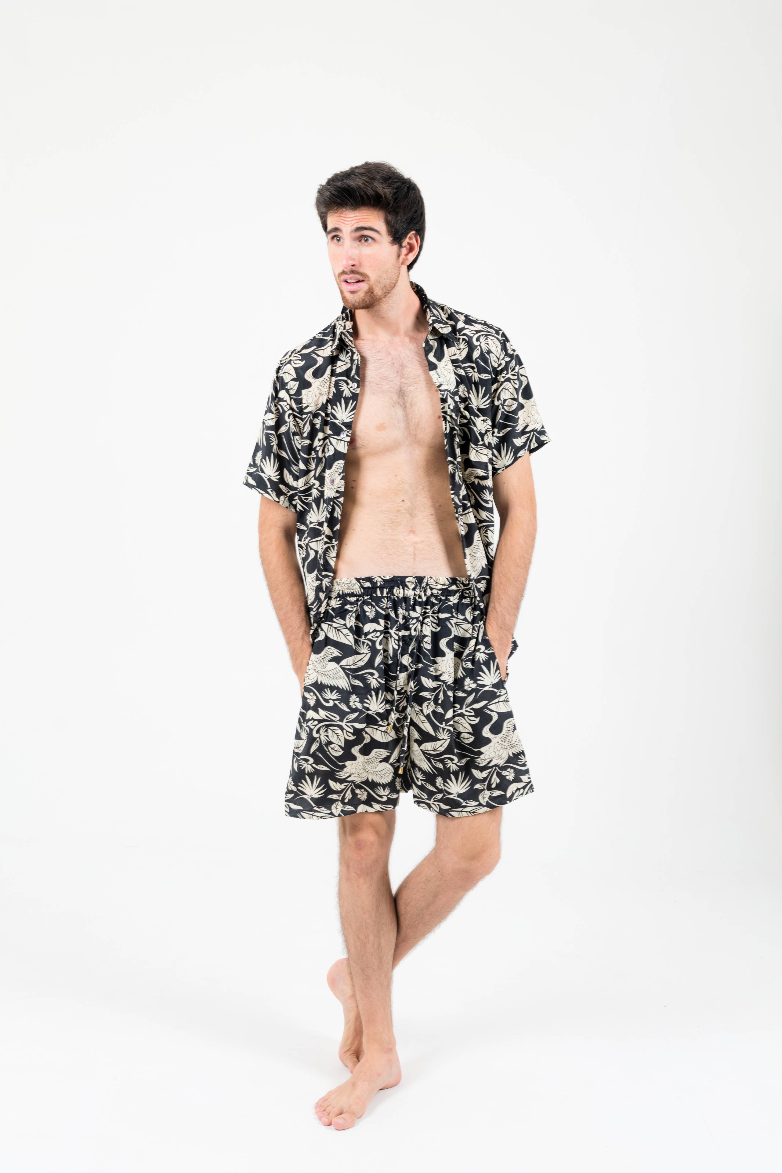 Arena Formentera - Wholesale Top & Short Set (NOT Loungewear) - Men's - Bohemian shirt+shorts set - Last units!8