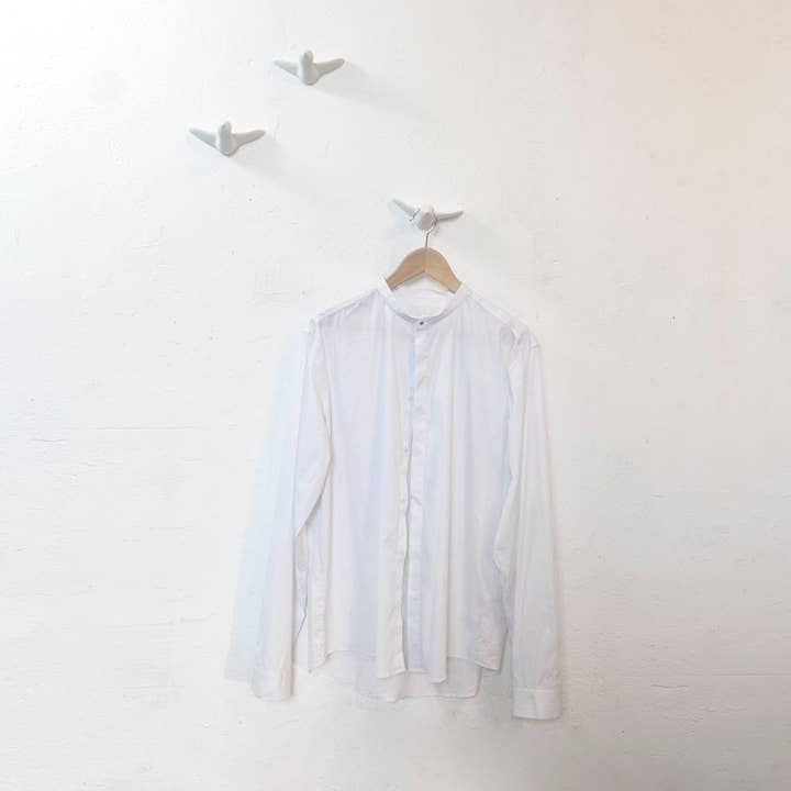 3 ganchos de parede em cerâmica branca por atacado de Formpoet