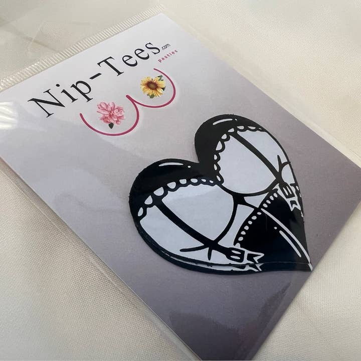 Niptees - Wholesale Nipple Pasties - Women's - Cheeky Booty Heart Nipple Cover Pasties1