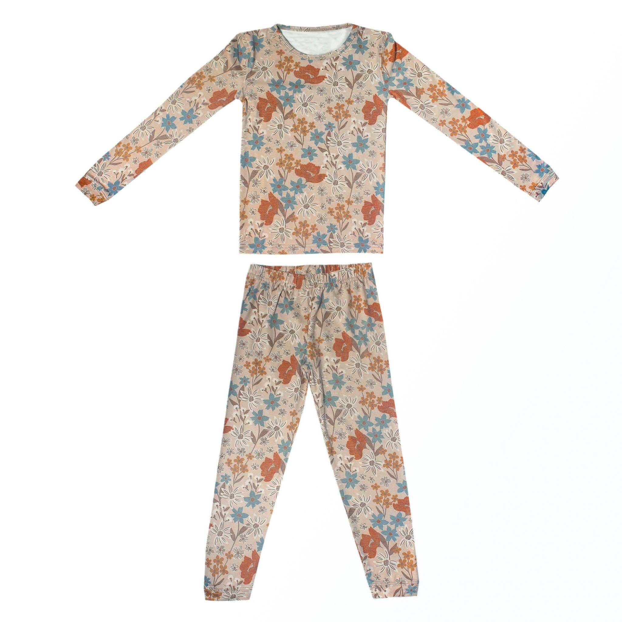 Copper Pearl - Wholesale Sleepwear Set - Kids - 2pc Long Sleeve Pajama Set - Eden0