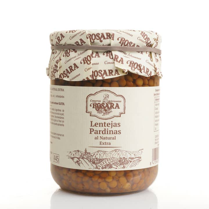 Conservas Rosara - Wholesale Beans - PARDINA LENTIL JAR 445 ml.2