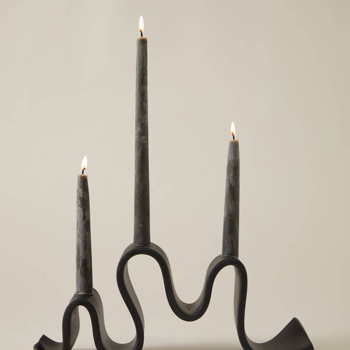 Virginia Sin - Vendita all'ingrosso Portacandele - Candelabro Wyat, nero3