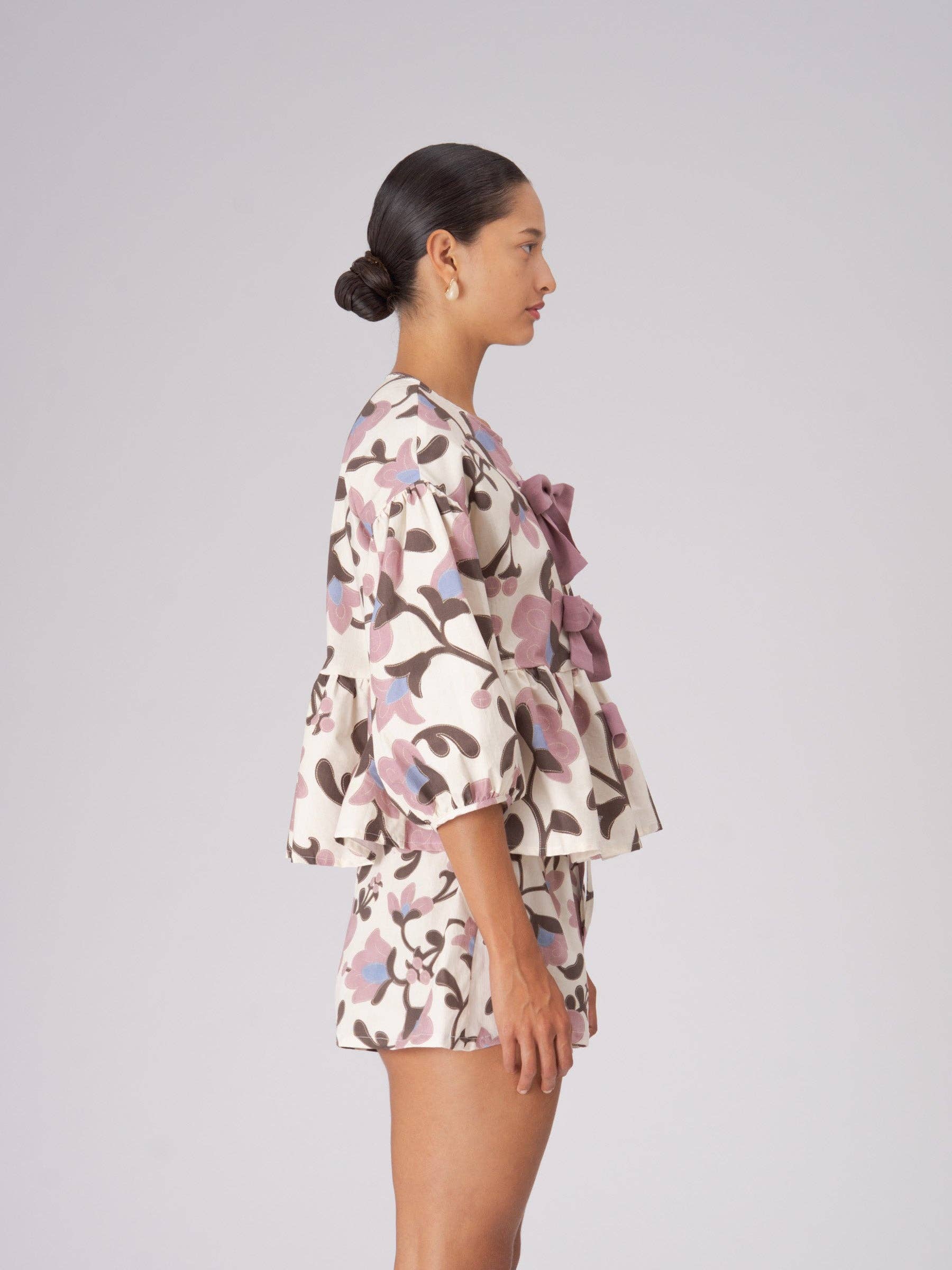 CARMEN SAYS - Wholesale Blouse - Dames - Bloemenprint Top met Bloemengeest3