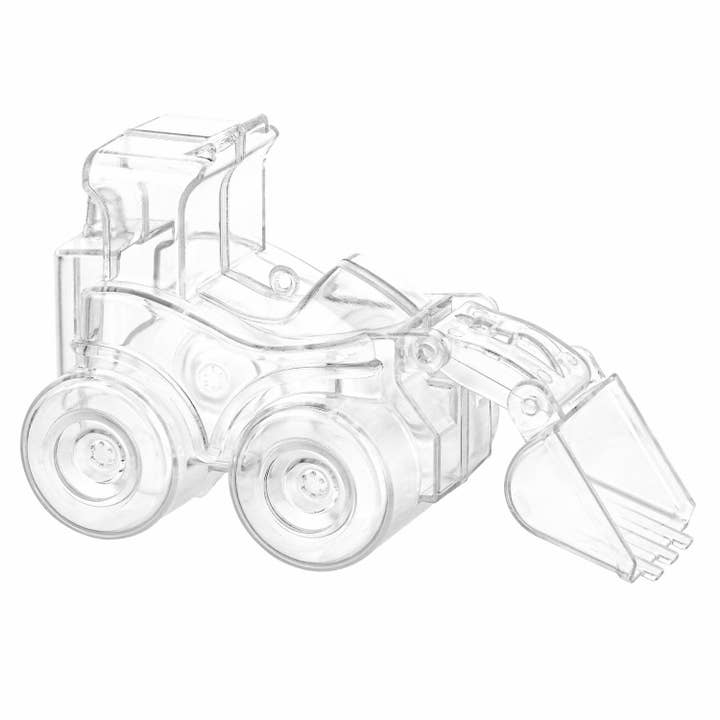 Excavator Machine Shaped Acrylic Candy Boxes 6 Pack 3.22"X2" for wholesale by Hammont