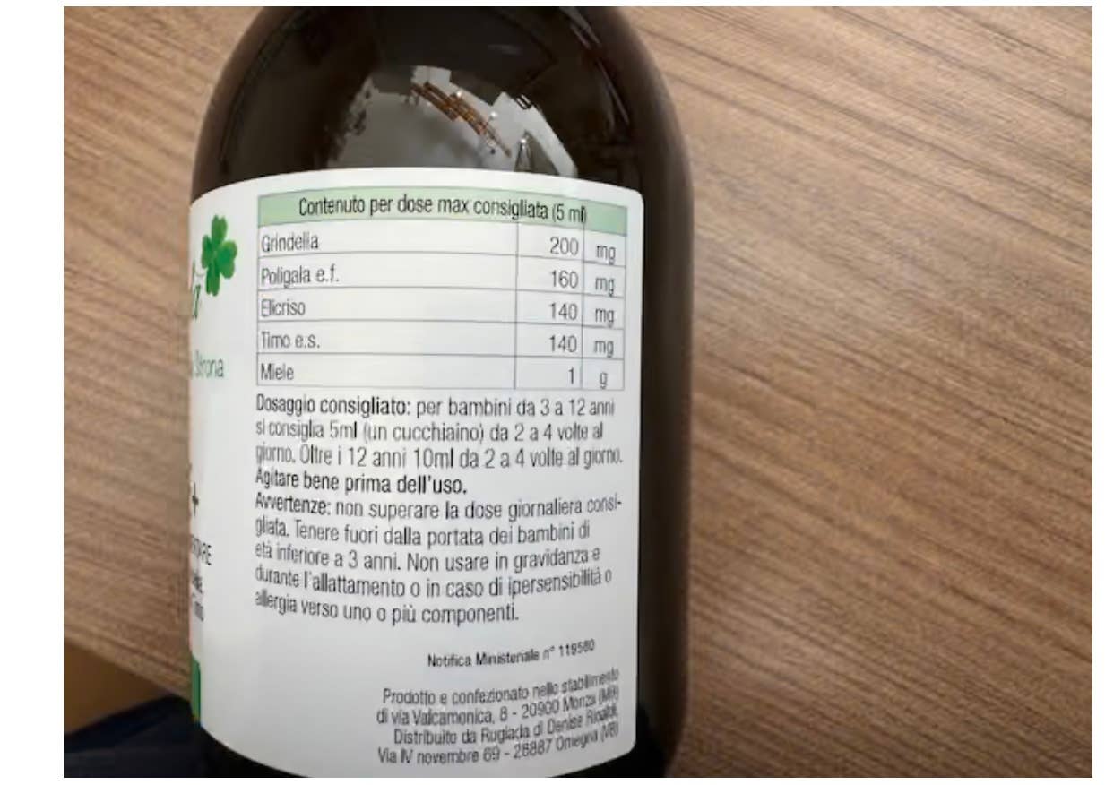 Rugiada I Segreti della Valle Strona - Vendita all'ingrosso Vitamine/integratori orali - Tosse+1