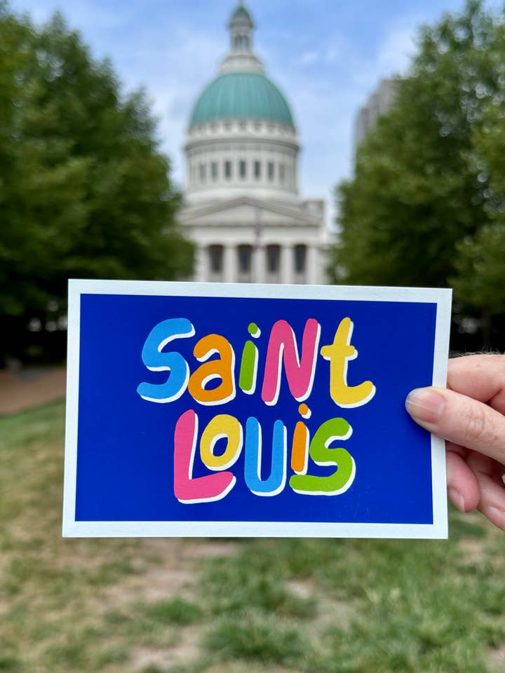 Saint Louis Postcard Print for wholesale by Clem & Co.
