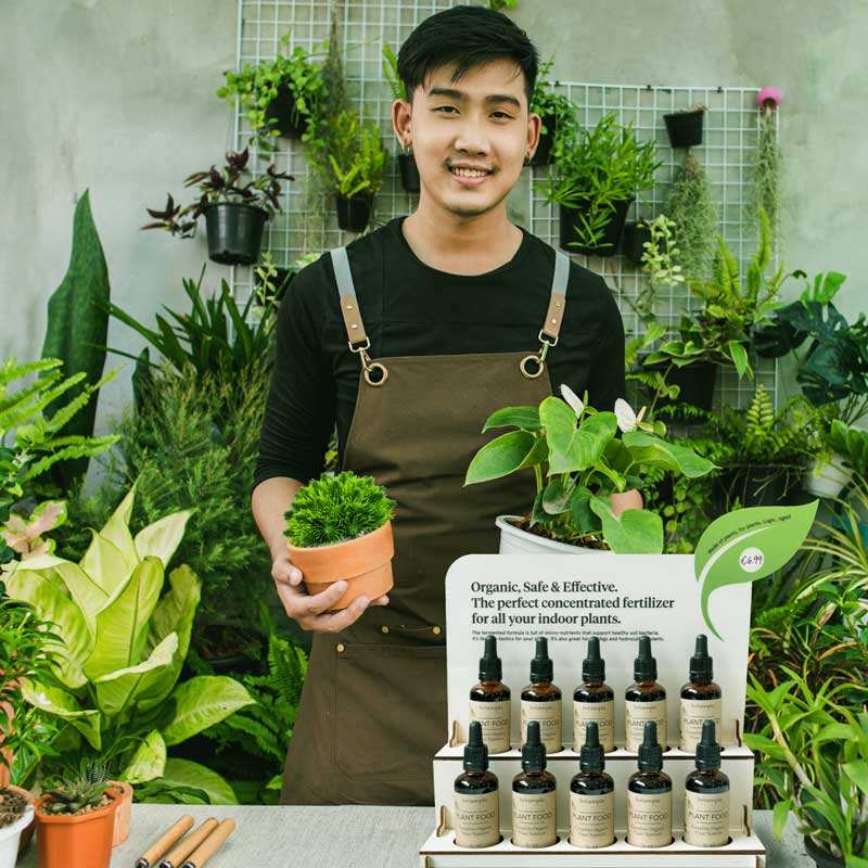 Botanopia - gifts , decor and cards for plant lovers - Wholesale Kunstmest - POS-display voor 50ml plantenvoedingsflessen - kunstmesthouder3