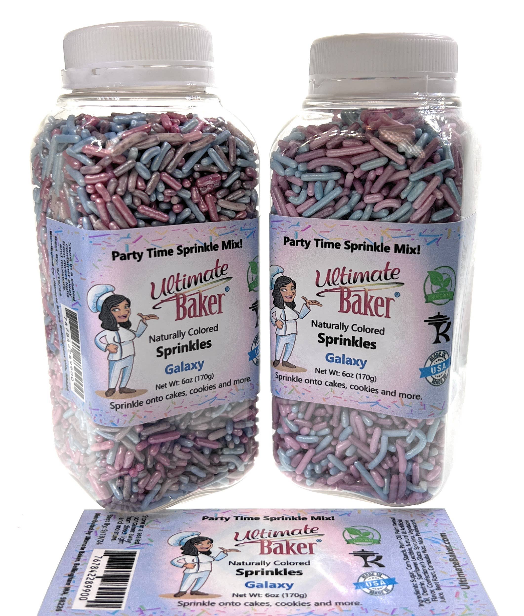 Ultimate Baker - Wholesale Sprinkles - Ultimate Baker Sprinkles Galaxy (6oz Retail)3