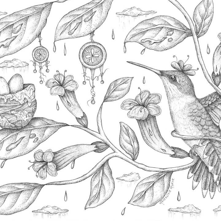 Mackenzie Myrick Studio - Wholesale Everyday Greeting Card - The Raincatcher | Greeting Card3