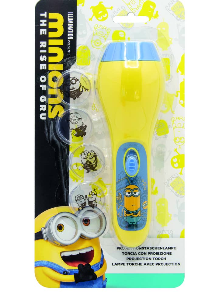 MINION PROJECTION TORCH WITH 4 DIFFERENT PROJECTION PATTERNS for wholesale by Joy Toy