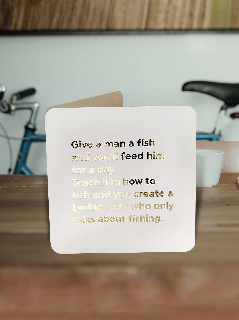 Brainbox Candy – wholesale Birthday card – Funny Birthday Card - Give A Man A Fish1