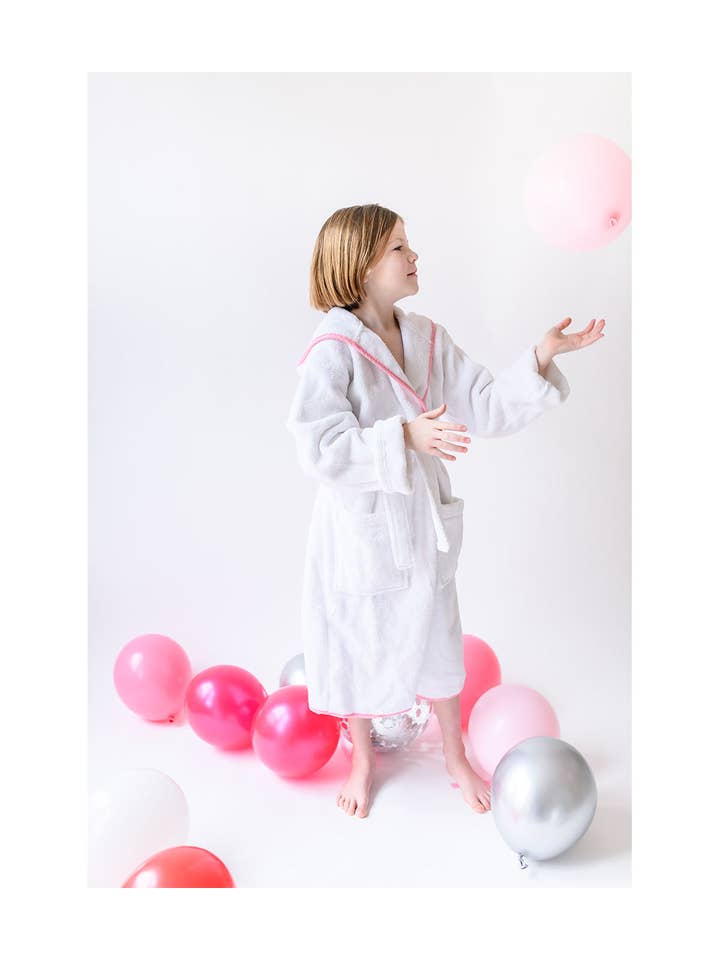 Turkish T - Wholesale Robe - Kids - Piped Terry Child's Bathrobe