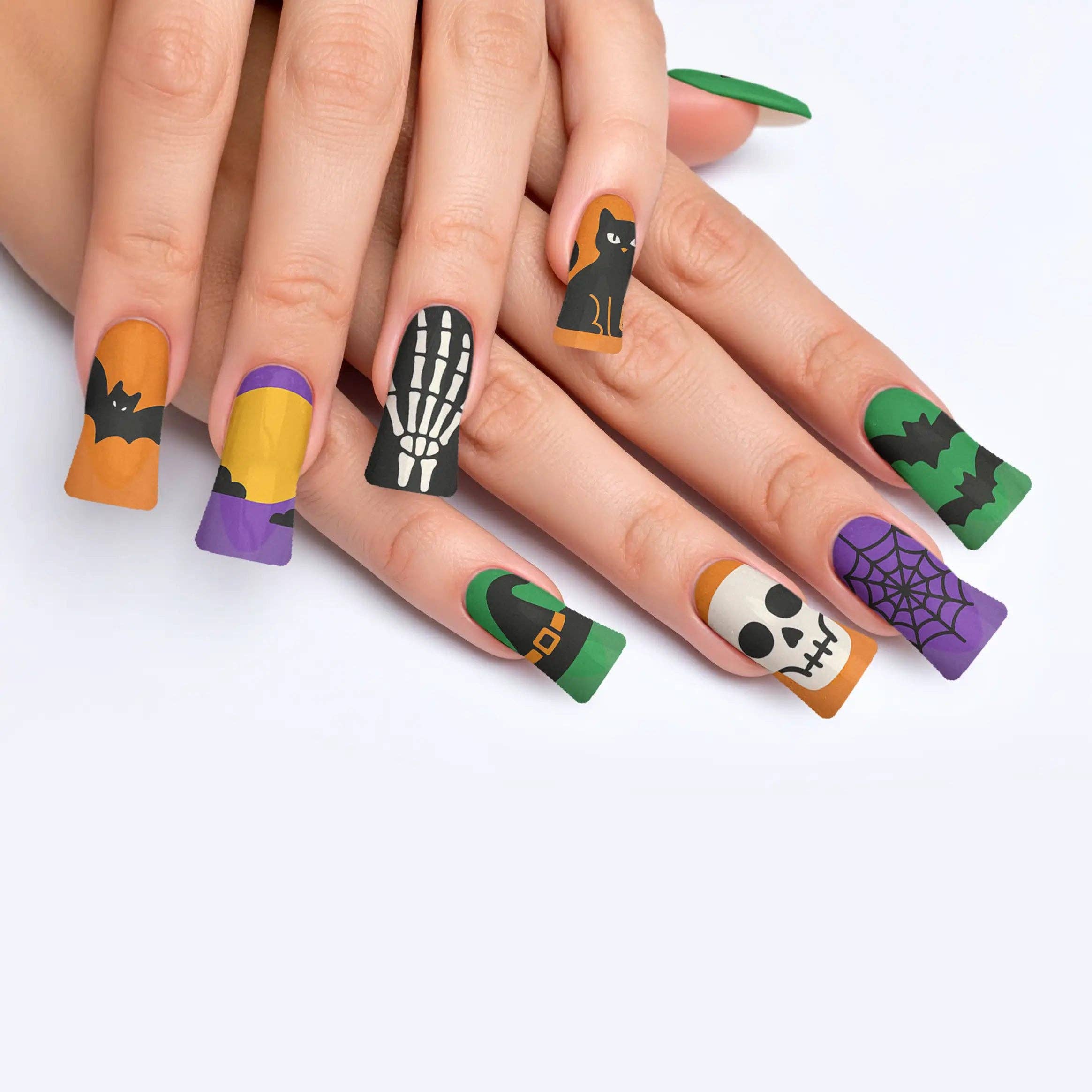 FYNE BODY - Wholesale Press-on/fake nails - Eclipse Enchantment Black Halloween Press-On Nails27