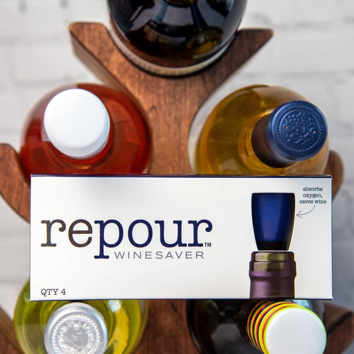 Repour - Wholesale Wine Stopper - 4-Pack of Repour