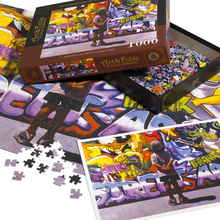 Art & Fable Puzzle Company, LLC - Wholesale Puzzle - Adult - The Connoisseur, 1000-pc Velvet-Touch Jigsaw Puzzle1