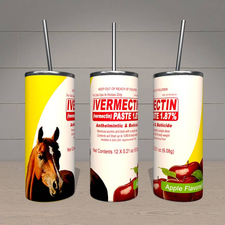 Ivermectin Paste Tumbler for wholesale by Mommas Craft Workshop