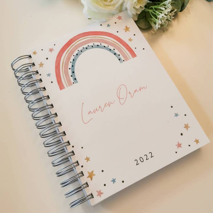 SR Creative Studio – wholesale Planner – 2025 Custom Name Planner with Recycled Paper and Wire Bound1
