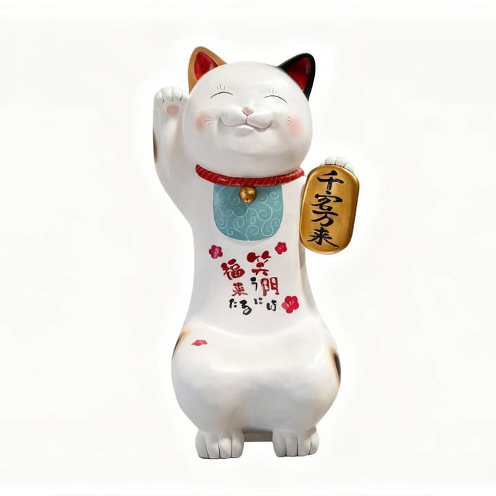 Silla de exhibición de tienda Maneki Neko Gato de la Suerte de 67" (1/1) para venta al por mayor de Urban Tokyo