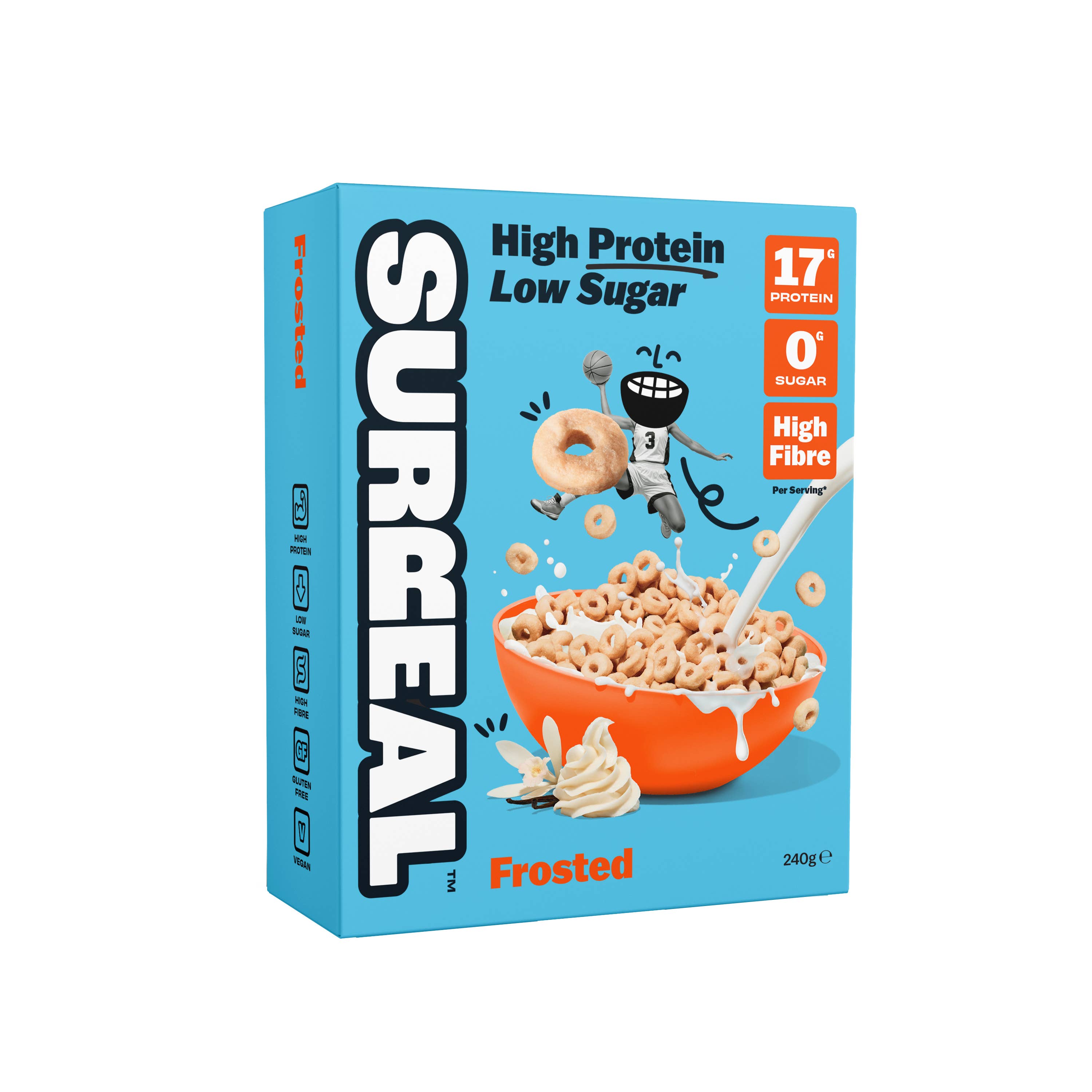 Surreal UK - Wholesale Breakfast Cereal - SURREAL Frosted 6 x 240g