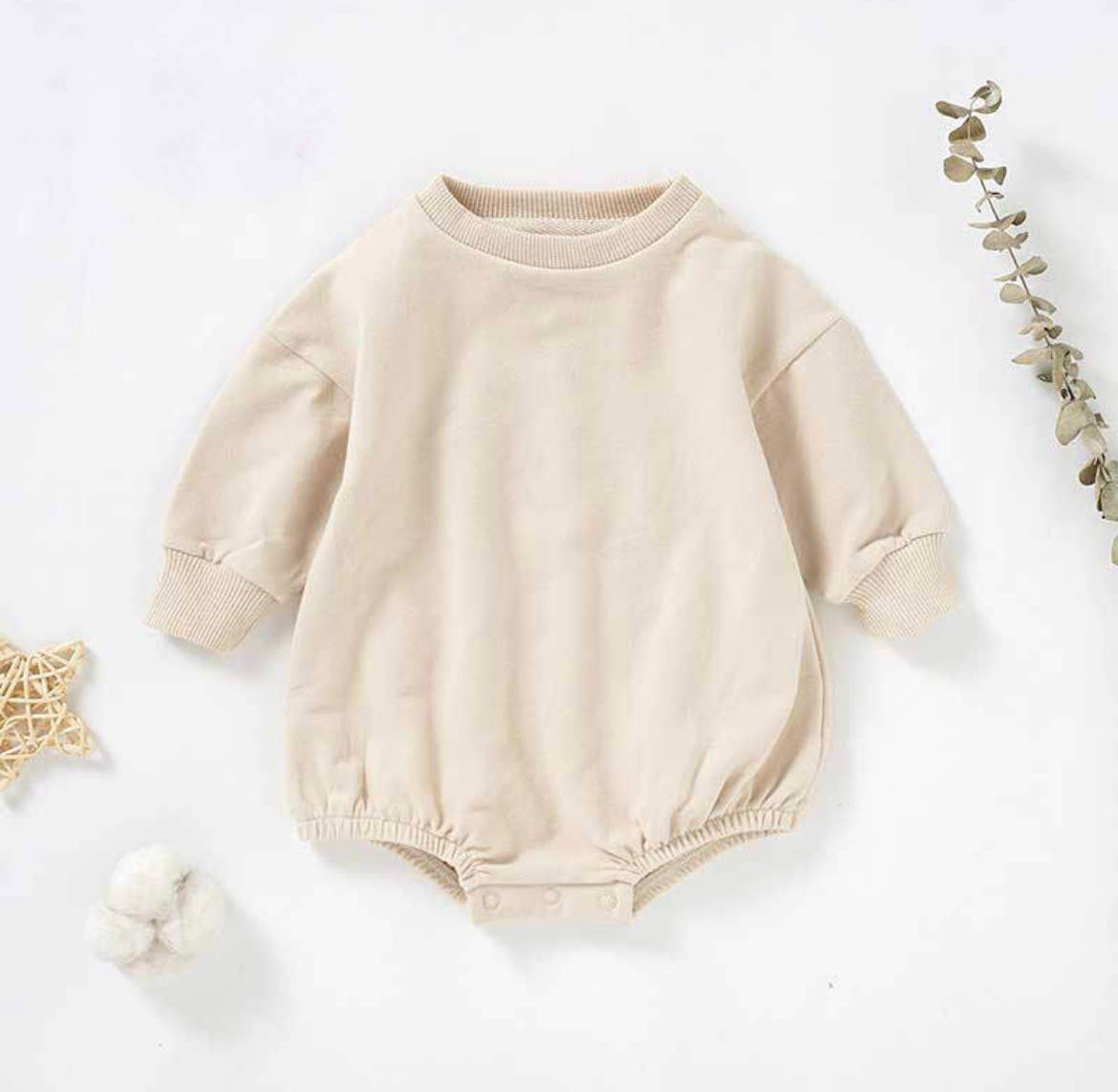 Boho + Babe - Wholesale Bodysuit (Non-Footed) - Baby - Sweater Bubble Sweater Romper 2