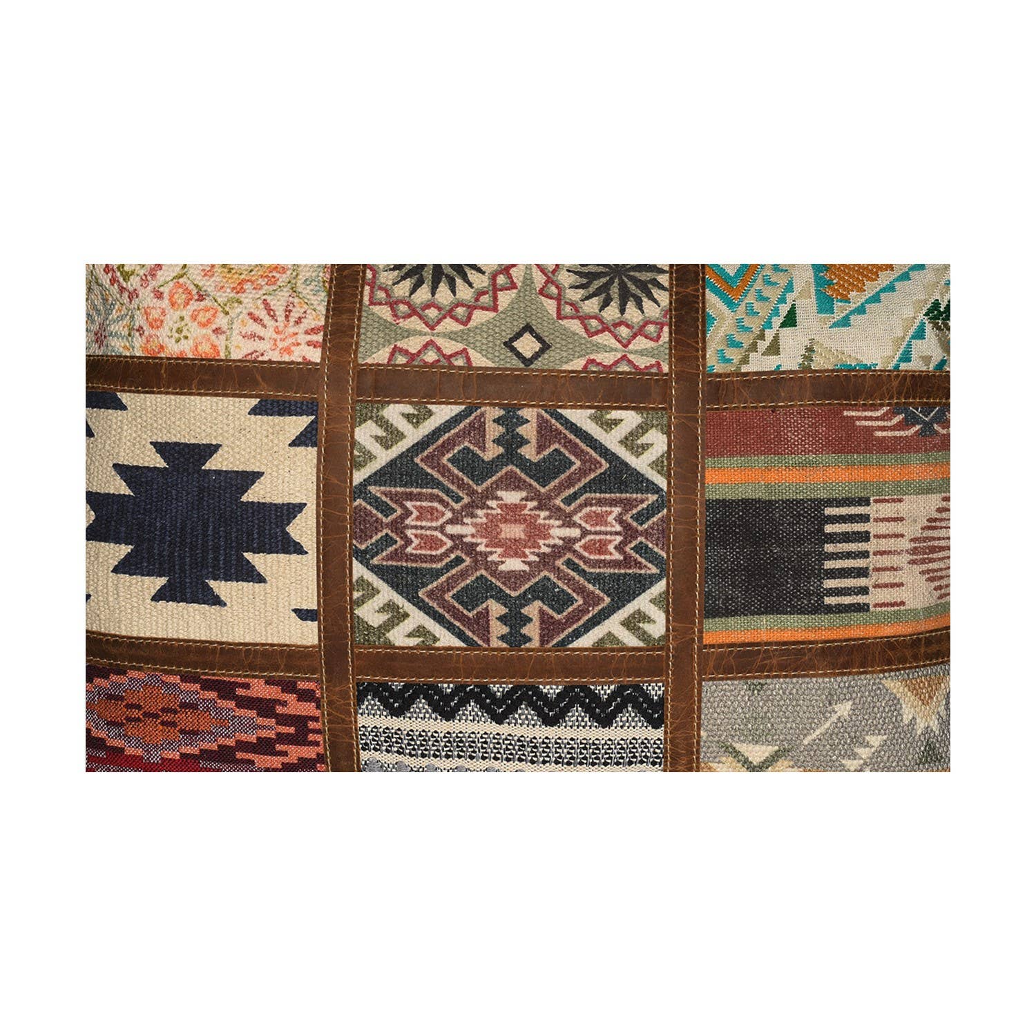 Hopofly Bags - Wholesale Weekender bag – women's - Canvas & Leather Weekender – MultiPatch Overnight Travel Bag5