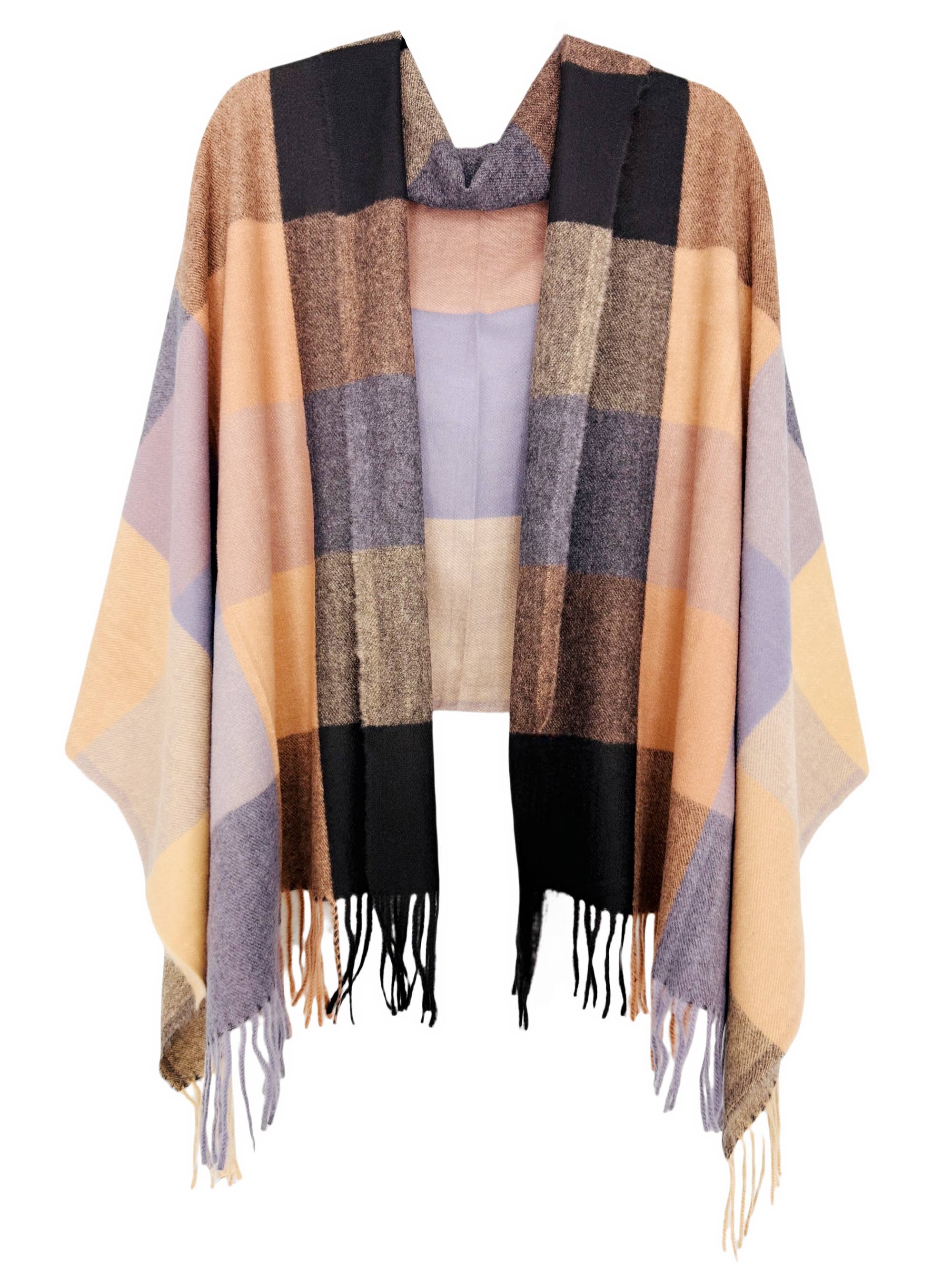 JC Sunny Fashion – Wrap - Mulher por atacado – 23 Cores! Manta Envolvente de Blocos de Cor Mais Suave que Caxemira13