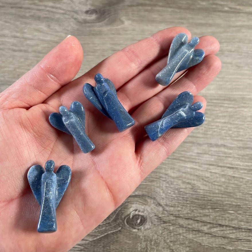 Keystone Crystals - Venta al por mayor Piedras/cristales espirituales - Figuritas de ángeles de piedra preciosa de 2,5 cm – Ángel de cristal al por mayor2