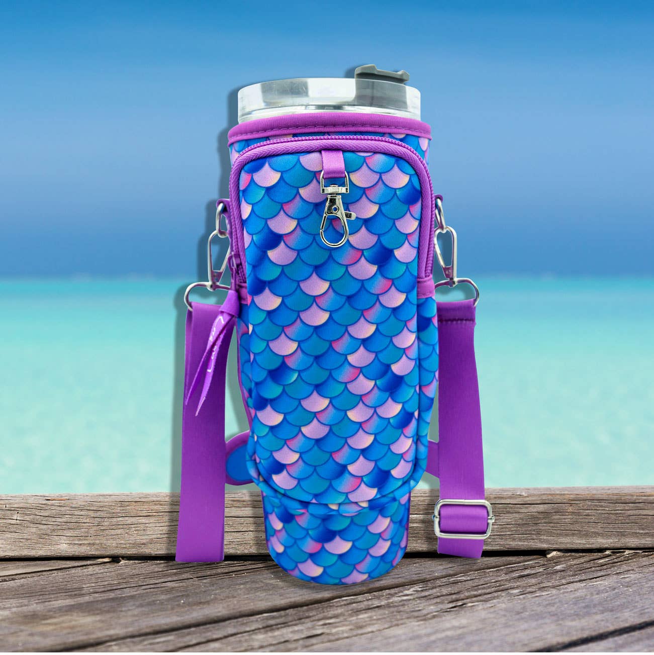 Laberri - Wholesale Crossbody Bag - Women's - 40 oz Tumbler "Handle" Bag - Mermaid4