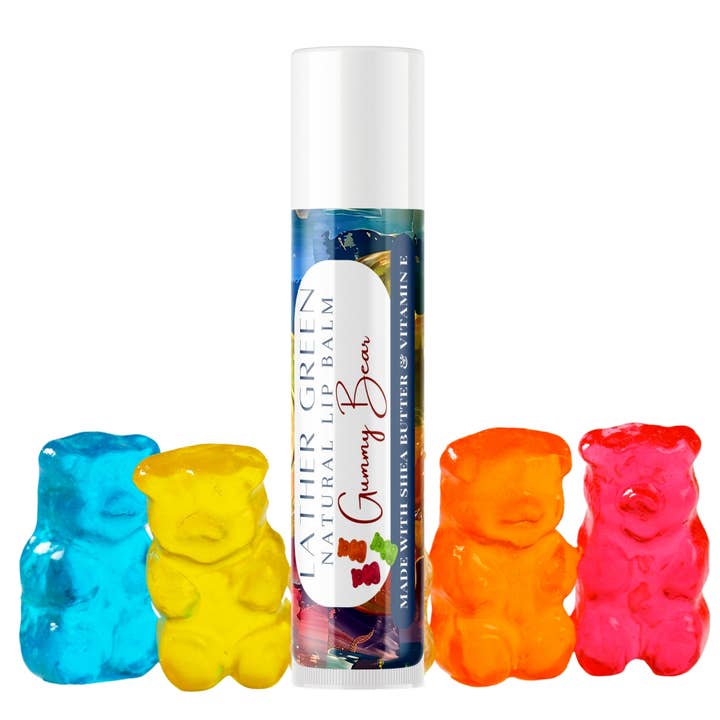 Fun Gummy Bear with a Burst of Fruity Sweetness Natural Lip for wholesale by LatherGreen