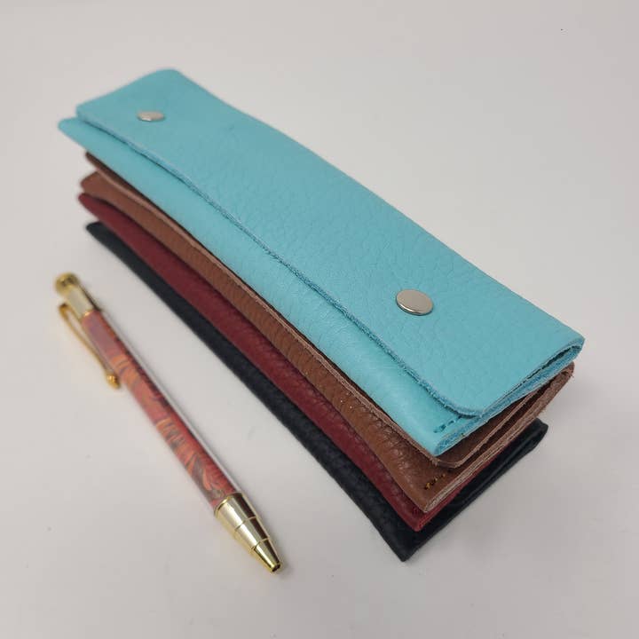 Pennenetui Medium - Echt leer voor wholesale door San Lorenzo Design