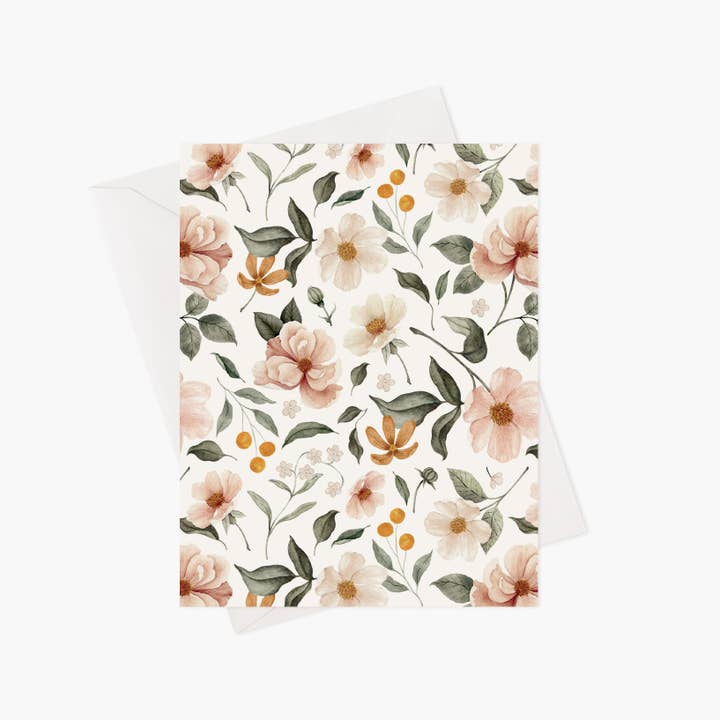 Marie-Lise Illustration – wholesale Vardagliga hälsningskort – Rosor och ögonblommor - Önskarta