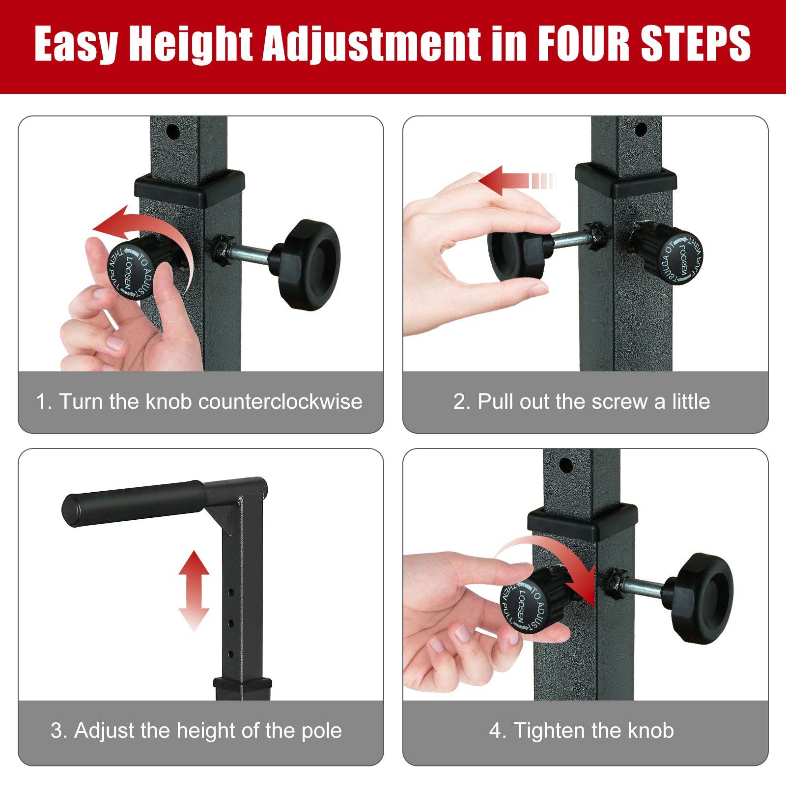 39F Inc. - Wholesale Fitness Equipment - Portable Pull-Up & Push-Up Home Fitness Equipment – Black3