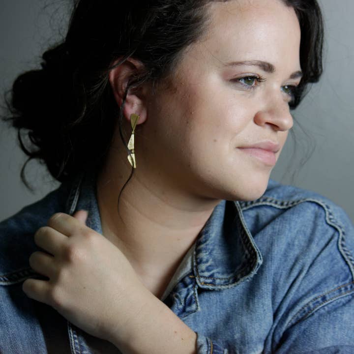 Boucles d'oreilles pour la vente par LEO Handcrafted