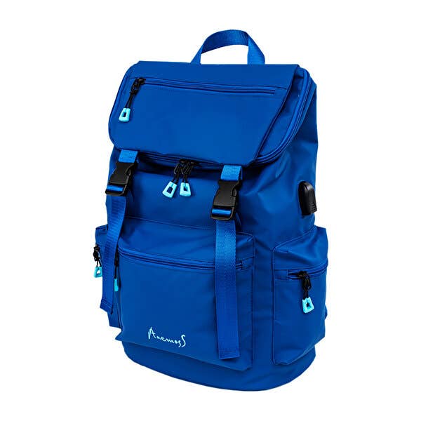 Mochila para portátil Anemoss, azul marino para venta al por mayor de Biggbrands