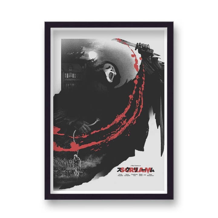 Scream V1 Blood Trail Reimagined Movie for wholesale by Gallery Print and Art