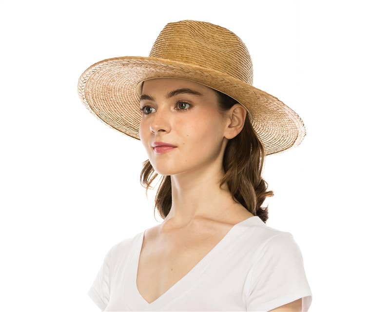 DNMC - Wholesale Strohoed - Dames - Handgemaakte Buri Palmblad Stro Panama Hoed8